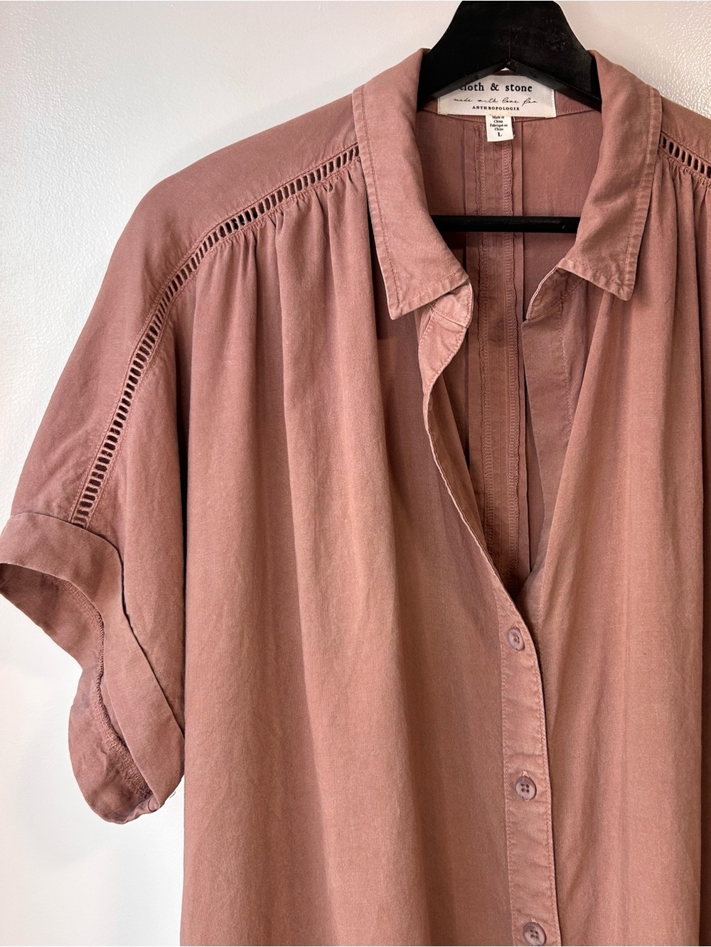 Anthropologie Cloth & Stone Tencel Blouse